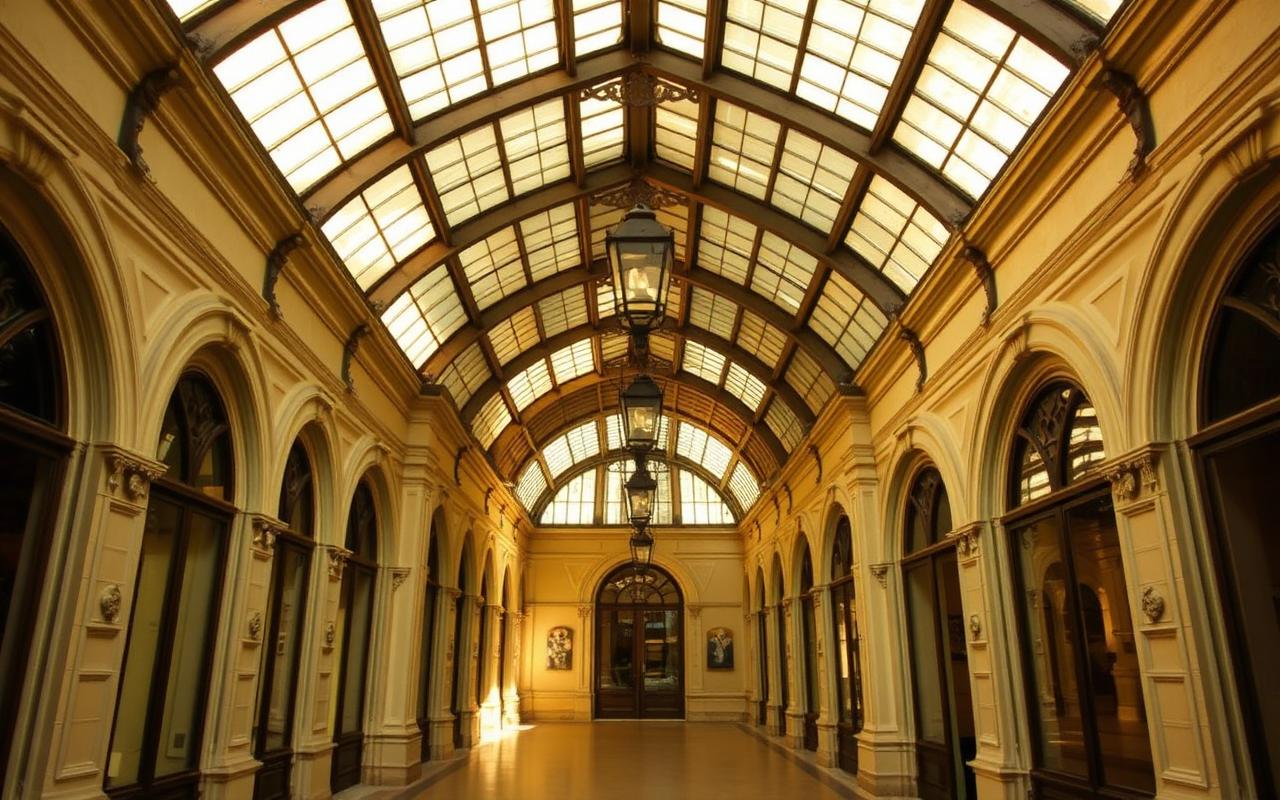 Passage couvert historique — héritage architectural